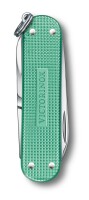 Schweizer Taschenmesser Klein 5 Funktionen Classic SD Alox, 58 mm, Minty Mint