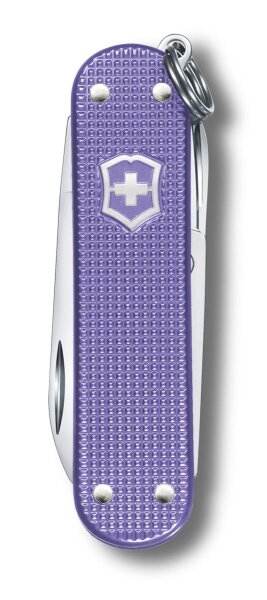 Schweizer Taschenmesser Klein 5 Funktionen Classic SD Alox, 58 mm, Electric Lavender