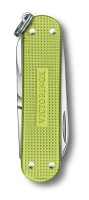 Schweizer Taschenmesser Klein 5 Funktionen Classic SD Alox, 58 mm, Lime Twist