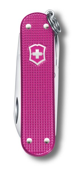 Schweizer Taschenmesser Klein 5 Funktionen Classic SD Alox, 58 mm, Flamingo Party