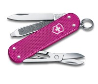 Schweizer Taschenmesser Klein 5 Funktionen Classic SD Alox, 58 mm, Flamingo Party