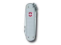 Schweizer Taschenmesser Klein 5 Funktionen Classic SD Alox, 58 mm, silber