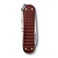 Schweizer Taschenmesser Klein 5 Funktionen Classic SD Precious Alox, Hazel Brown
