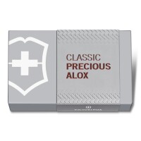 Schweizer Taschenmesser Klein 5 Funktionen Classic SD Precious Alox, Hazel Brown
