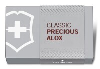 Schweizer Taschenmesser Klein 5 Funktionen Classic SD Precious Alox, Hazel Brown