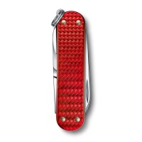 Schweizer Taschenmesser Klein 5 Funktionen Classic SD Precious Alox, Iconic Red