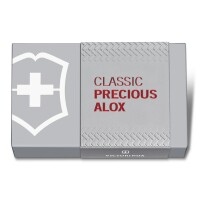 Schweizer Taschenmesser Klein 5 Funktionen Classic SD Precious Alox, Iconic Red