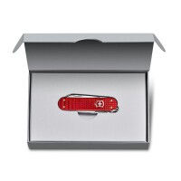 Schweizer Taschenmesser Klein 5 Funktionen Classic SD Precious Alox, Iconic Red
