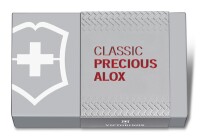Schweizer Taschenmesser Klein 5 Funktionen Classic SD Precious Alox, Iconic Red