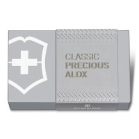Schweizer Taschenmesser Klein 5 Funktionen Classic SD Precious Alox, Infinite Grey