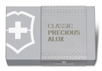 Schweizer Taschenmesser Klein 5 Funktionen Classic SD Precious Alox, Infinite Grey