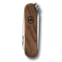 Schweizer Taschenmesser Klein 5 Funktionen Classic SD Wood, 58 mm, braun