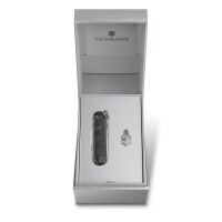 Schweizer Taschenmesser Klein 5 Funktionen Classic SD Brilliant, 58 mm, Carbon