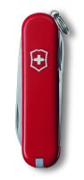 Schweizer Taschenmesser Klein 7 Funktionen Classic SD, 58 mm, rot