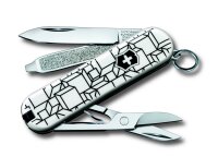 Schweizer Taschenmesser Klein 7 Funktionen Classic SD, 58 mm, Limited Edition 2021, Cubic Illusion
