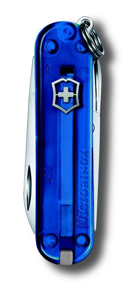 Schweizer Taschenmesser Klein 7 Funktionen Classic SD, 58 mm, Deep Ocean
