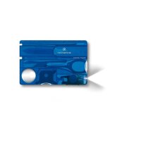 Swiss Card Lite, blau transparent, Blister