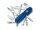 Taschenmesser mit 15 Funktionen Huntsman, 91 mm, blau transparent, Blister