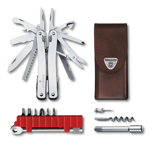 Swiss Tool Spirit X Plus Ratchet, silber