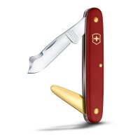 Okuliermesser Kombi 2, rot, Blister