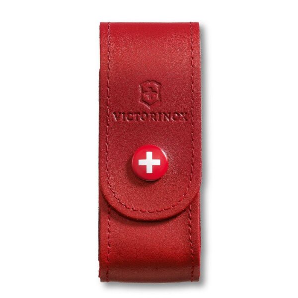 Gürteletui Leder, rot, Blister