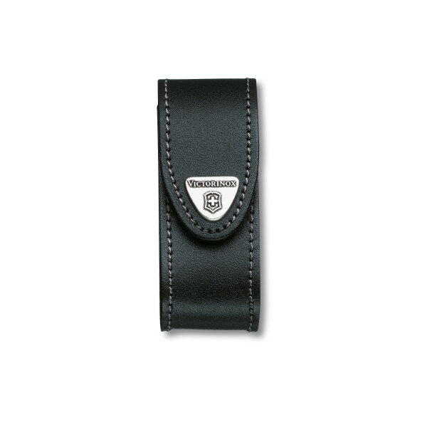 Gürteletui Leder, schwarz, Blister