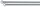 Kette Metall, silber, Blister