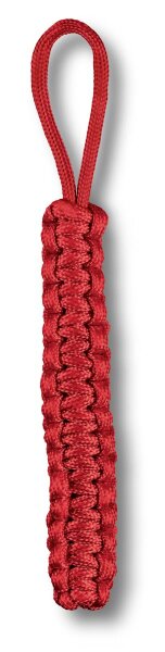 Paracord-Anhänger, rot, Blister