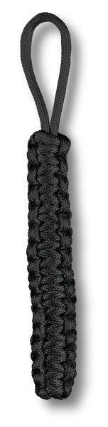 Paracord-Anhänger, schwarz, Blister