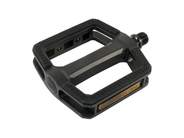 UNION Pedal "SP-180" SB-verpackt, Achse 9/16", Alu matt schwarz /