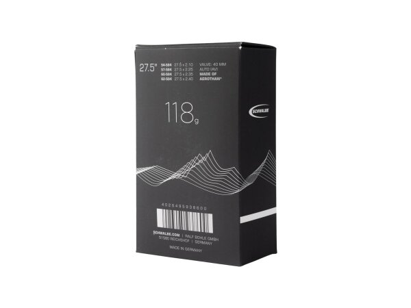 SCHWALBE Schlauch "Nr. 21 E Aerothan", 27,5" 54-58 Schraderventil