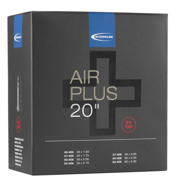 SCHWALBE Schlauch "Nr. 7 AP", Air Plus, 20" 40-406 Sclaverandvent