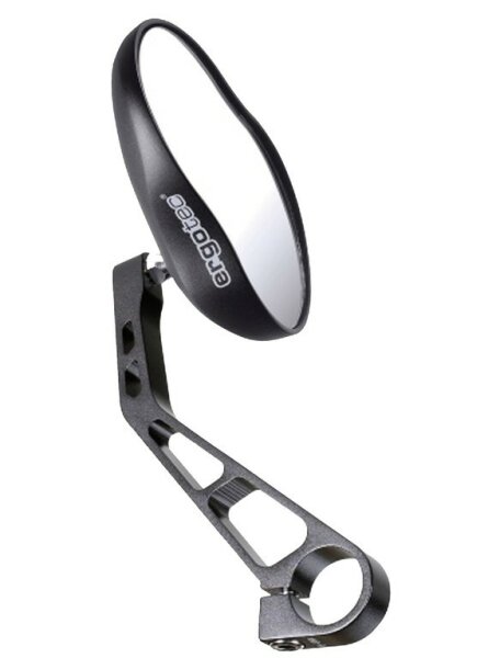 Fahrradspiegel Ergotec M 99 Alu, Links-und Rechtsmontage, schwarz