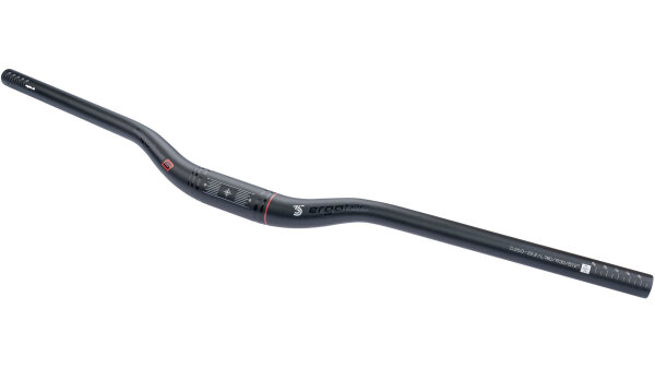 Ergotec Lenker RISER BAR 30 35.0 - 780x30x12°, Safety Level 6, DB, schwarz matt