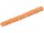 Klebegewicht Stahl, 45 g Riegel, Teilung: 6 x 5 g  orange
