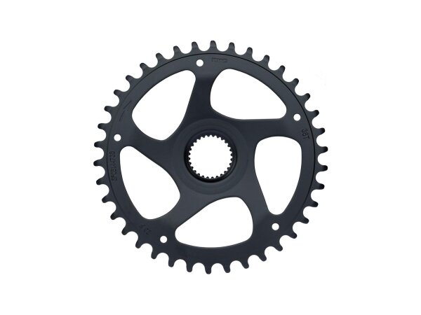 KMC Kettenblatt CrMo, schwarz 11/128", für Bosch G 38 Zähne, 47,5