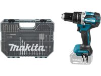 MAKITA Schlagbohrschrauber "DHP484Z" Akku, 18 V, o Set inkl. 75-t