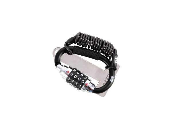 OXFORD Kabelschloss "LidLock" Kabelschlo schwarz / silber