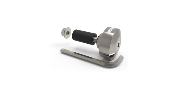 OXFORD Lenkerenden "BarEnds 1" Paar, für Ø 22 mm L silber 