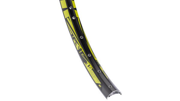 RODI Felge "TRYP 35" 35-584 (27,5"), 32  schwarz / Dekor CW grün