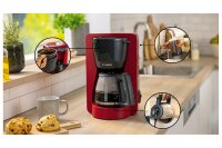 BOSCH Kaffeemaschine TKA2M114 MyMoments 10 Tassen rot