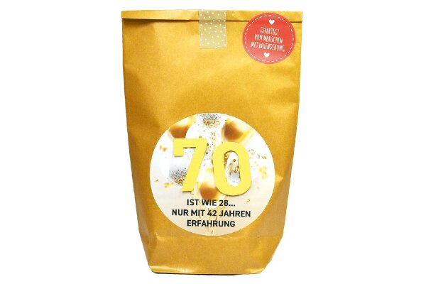 WUNDERLE Wundertüte 70 Jahre Geburtstag