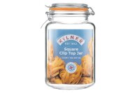 KILNER Bügelverschluss-Glas 3l quadratisch