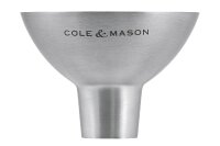 COLE & MASON Dover Edelstahl Trichter für Gewürze