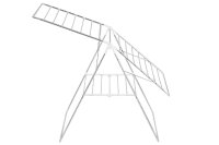 WENKO Wäschetrockner Flex Edelstahl 15m