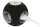 REV Tischsteckdose PowerGlobe 4fach mit Schalter schwarz/grau