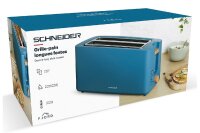 SCHNEIDER Toaster Fjord Line Langschlitz petrol-blau
