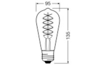 OSRAM 1906 LED Filament 4,8W 420lm E27 2.200K gold