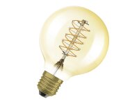 OSRAM Globe 80 LED Filament 4,8W 420lm E27 2.200K gold