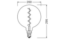 OSRAM Globe200 LED Filament 4,8W 400lm E27 2.200K gold